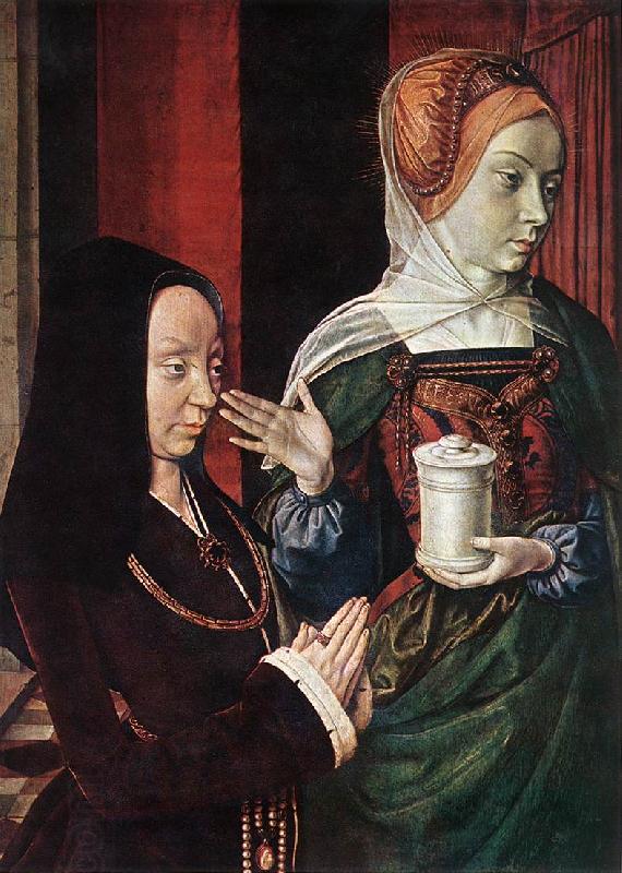 Master of Moulins Mary Magdalen and a Donator China oil painting art